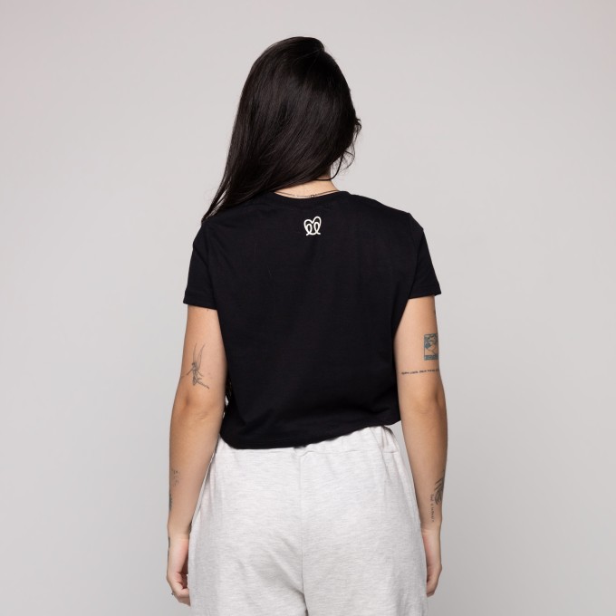 Cropped de Malha Pulsar - Delas