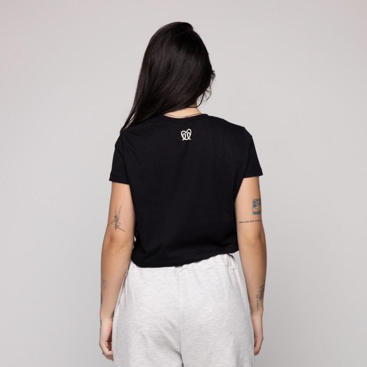 Cropped de Malha Pulsar - Delas
