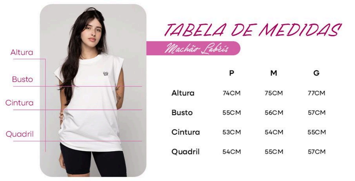 Tabela de medidas