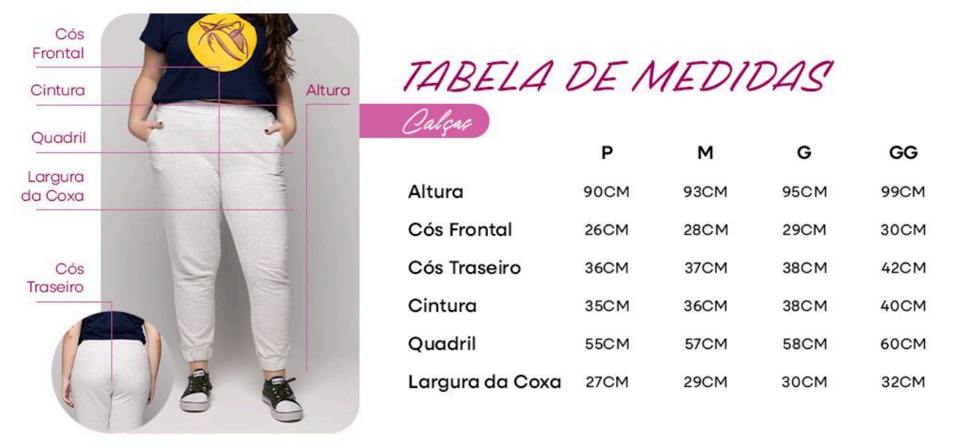 Tabela de medidas